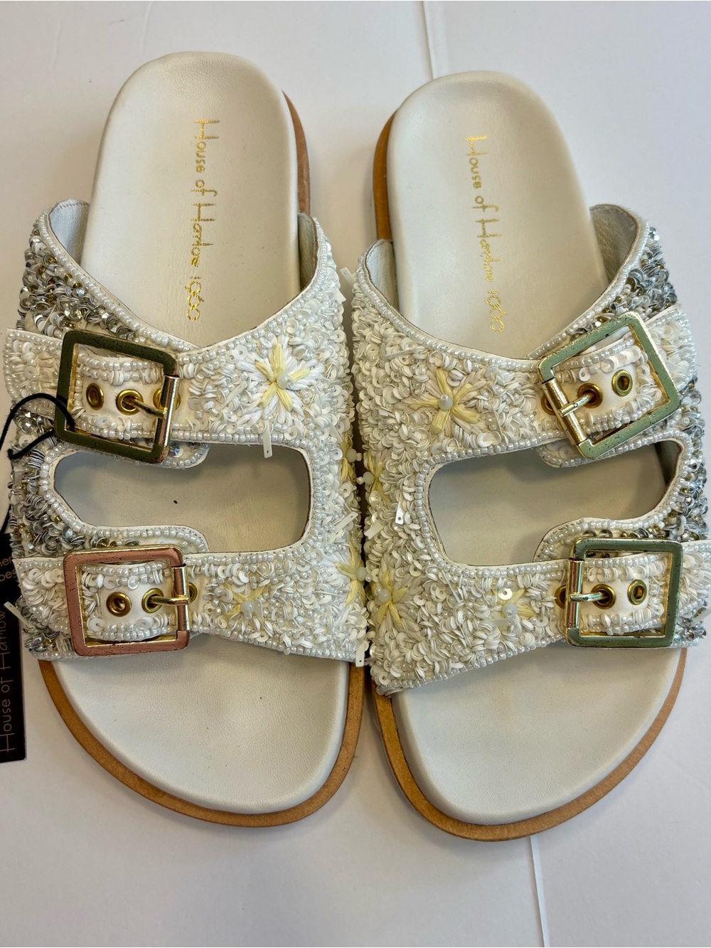House of Harlow 1960 Embellished/Beaded
Boho sandal/mule - NWT - Size 8